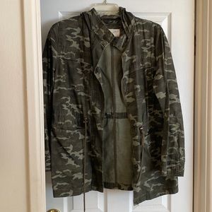 Camo utility jacket